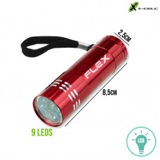 Mini Lanterna LED FX-LT-12 X-Cell - Vermelha